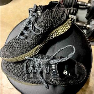 Black ivy knit NoBull trainers